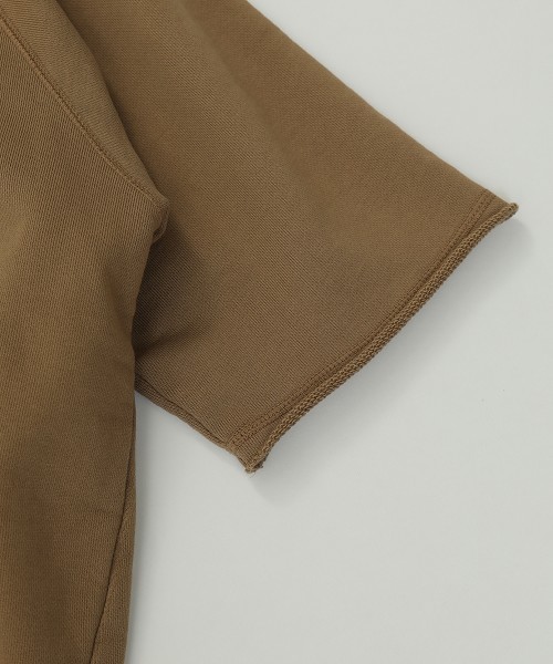 TODAYFUL(トゥデイフル)の「ラグランハーフスリーブスエット(スウェット・レディース・ベージュ/モカ・FREE)」の11枚目の写真