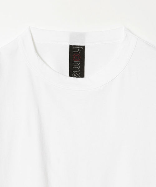 homspun(ホームスパン)の「homspun / ショートスリーブ Tシャツ <MEN>(Tシャツ/カットソー・メンズ・ホワイト/チャコールグレー/ブラック・SMALL)」の11枚目の写真