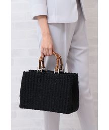 NATURAL BEAUTY BASIC | 【雑誌掲載】バンブーハンドルバスケット(ハンドバッグ)