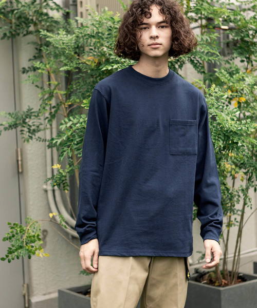 Goodwear グッドウェア Usaコットン袖リブポケットロンt Tシャツ カットソー Good Wear グッドウェア のファッション通販 Zozotown