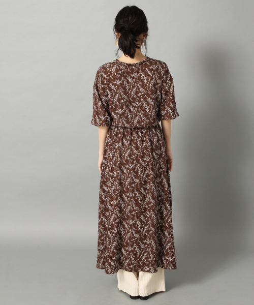 LOWRYS FARM（ローリーズファーム）の「ハナガラマエボタンワンピース　837143（ワンピース・レディース・オフホワイト/ブラック/ライトグレー/ブラウン・FREE）」の11枚目の写真