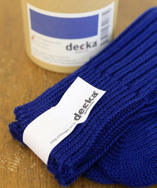 And A(アンドエー)の「decka quality socks デカ クォリティソックス / Cased heavy weight plain socks ケースドヘビーウェイトプレーンソックス / de-01-W(ソックス/靴下・レディース・ホワイト/ブラック/ネイビー/ブラウン/レッド/サックスブルー/ピンク/シルバー/イエロー/オレンジ/ブルー/グリーン/ブルーグリーン/ベビーピンク/ストーン/オリーブ/ベージュ・FREE)」の8枚目の写真