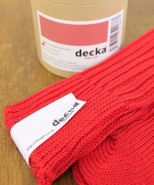 And A(アンドエー)の「decka quality socks デカ クォリティソックス / Cased heavy weight plain socks ケースドヘビーウェイトプレーンソックス / de-01-W(ソックス/靴下・レディース・ホワイト/ブラック/ネイビー/ブラウン/レッド/サックスブルー/ピンク/シルバー/イエロー/オレンジ/ブルー/グリーン/ブルーグリーン/ベビーピンク/ストーン/オリーブ/ベージュ・FREE)」の14枚目の写真