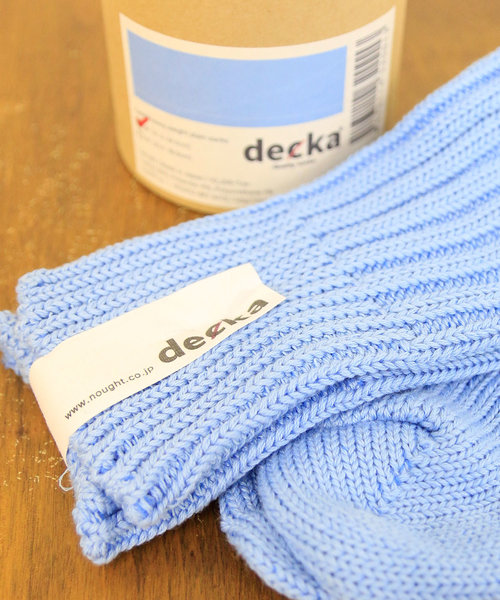 And A(アンドエー)の「decka quality socks デカ クォリティソックス / Cased heavy weight plain socks ケースドヘビーウェイトプレーンソックス / de-01-W(ソックス/靴下・レディース・ホワイト/ブラック/ネイビー/ブラウン/レッド/サックスブルー/ピンク/シルバー/イエロー/オレンジ/ブルー/グリーン/ブルーグリーン/ベビーピンク/ストーン/オリーブ/ベージュ・FREE)」の9枚目の写真