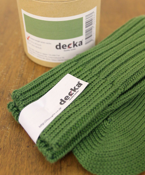 And A(アンドエー)の「decka quality socks デカ クォリティソックス / Cased heavy weight plain socks ケースドヘビーウェイトプレーンソックス / de-01-W(ソックス/靴下・レディース・ホワイト/ブラック/ネイビー/ブラウン/レッド/サックスブルー/ピンク/シルバー/イエロー/オレンジ/ブルー/グリーン/ブルーグリーン/ベビーピンク/ストーン/オリーブ/ベージュ・FREE)」の7枚目の写真