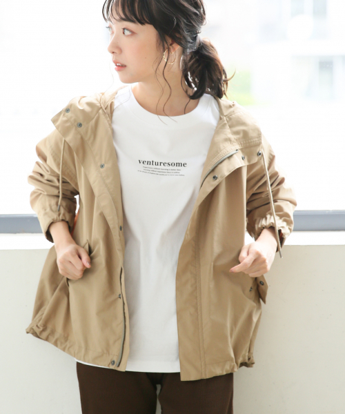 LOWRYS FARM(ローリーズファーム)の「ロゴプリントロンT 849782(Tシャツ/カットソー・レディース・オフホワイト/ブラック/ブラウン・FREE)」の11枚目の写真