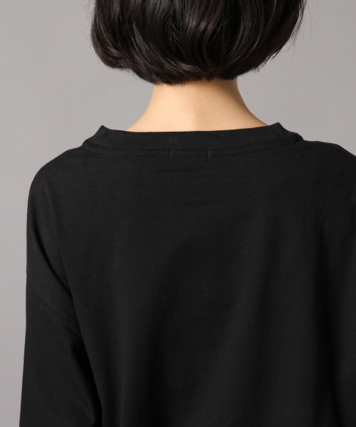 LOWRYS FARM(ローリーズファーム)の「ロゴプリントロンT 849782(Tシャツ/カットソー・レディース・オフホワイト/ブラック/ブラウン・FREE)」の5枚目の写真