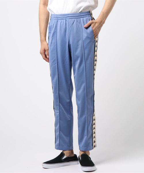 Kappa（カッパ）の「Kappa(カッパ)BANDA OMINI ロゴサイドライントラックパンツ（スウェットパンツ・メンズ・ライトブルー/ブラック/レッド/オレンジ・M/L/S/XL）」の12枚目の写真