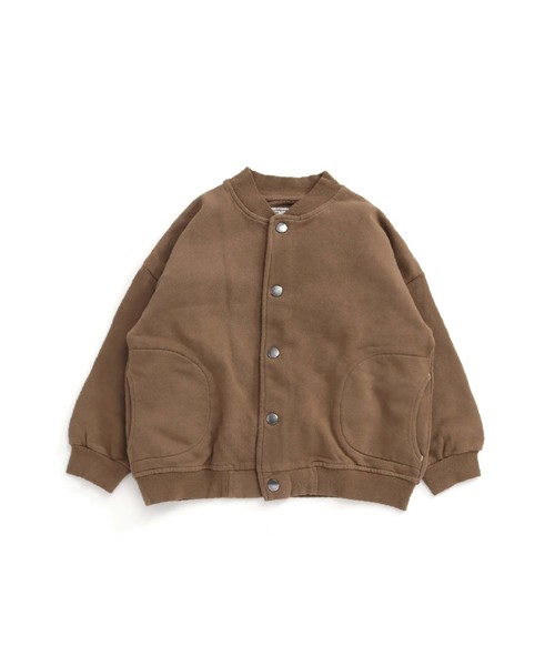 MAKE YOUR DAY（メイクユアデイ）の「スタジャン風 カーデガン■80～140cm（カーディガン/ボレロ・キッズ・ブラック/ブラウン/グリーン・90/100/110/120/80/130/140）」の3枚目の写真