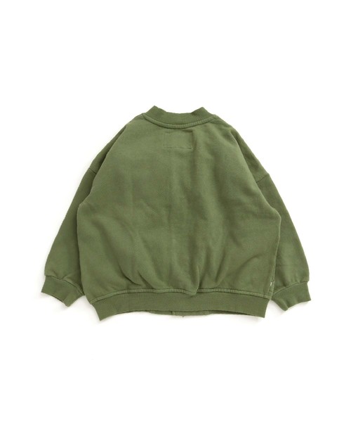 MAKE YOUR DAY（メイクユアデイ）の「スタジャン風 カーデガン■80～140cm（カーディガン/ボレロ・キッズ・ブラック/ブラウン/グリーン・90/100/110/120/80/130/140）」の6枚目の写真