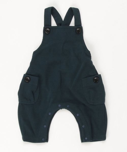 LaStella(ラステラ)の「カットソーサロペット(70〜80cm)(サロペット/オーバーオール)」|ネイビー
