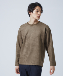 【展開店舗限定】フェイク スウェード プルオーバー