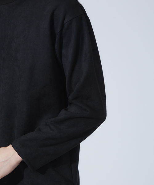 ABAHOUSE GRAY(アバハウスグレイ)の「【展開店舗限定】フェイク スウェード プルオーバー(スウェット・メンズ・カーキ/ブラック/グレイッシュベージュ・46/48)」の8枚目の写真