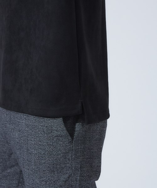 ABAHOUSE GRAY(アバハウスグレイ)の「【展開店舗限定】フェイク スウェード プルオーバー(スウェット・メンズ・カーキ/ブラック/グレイッシュベージュ・46/48)」の9枚目の写真