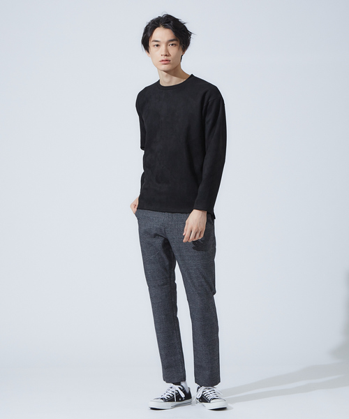 ABAHOUSE GRAY(アバハウスグレイ)の「【展開店舗限定】フェイク スウェード プルオーバー(スウェット・メンズ・カーキ/ブラック/グレイッシュベージュ・46/48)」の17枚目の写真