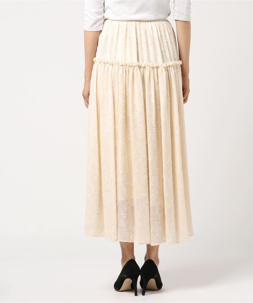 CLANE SEETHROUGH FLOWER GATHER ONEPIECE CLANE（クラネ）の「SEE  