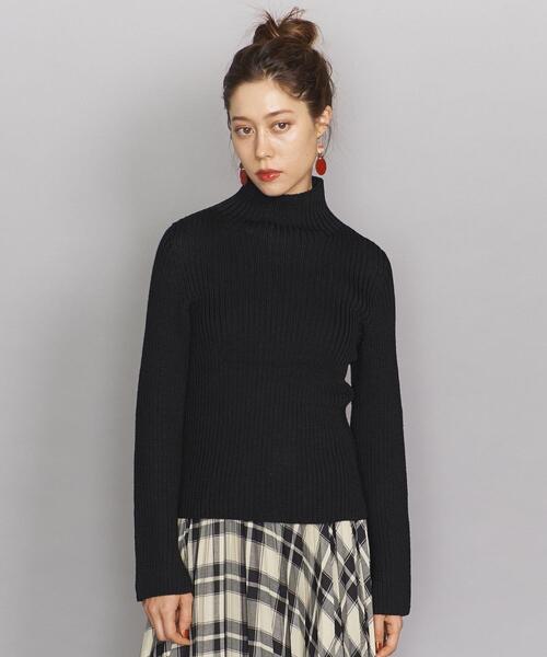 BEAUTY&YOUTH UNITED ARROWS(ビューティーアンドユースユナイテッドアローズ)の「BY リブタートルネックニットプルオーバー -ウォッシャブル-о(ニット/セーター・レディース・オフホワイト/ダークグリーン/ブラック/パープル・FREE)」の16枚目の写真