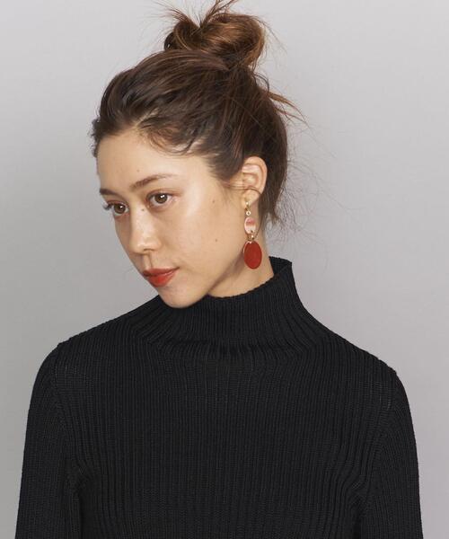 BEAUTY&YOUTH UNITED ARROWS(ビューティーアンドユースユナイテッドアローズ)の「BY リブタートルネックニットプルオーバー -ウォッシャブル-о(ニット/セーター・レディース・オフホワイト/ダークグリーン/ブラック/パープル・FREE)」の19枚目の写真