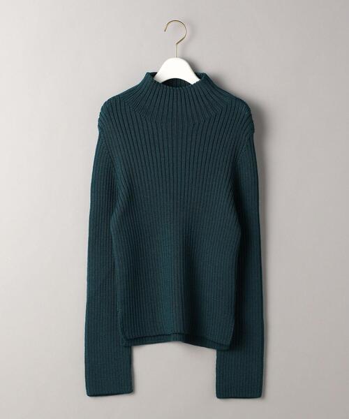 BEAUTY&YOUTH UNITED ARROWS(ビューティーアンドユースユナイテッドアローズ)の「BY リブタートルネックニットプルオーバー -ウォッシャブル-о(ニット/セーター・レディース・オフホワイト/ダークグリーン/ブラック/パープル・FREE)」の5枚目の写真