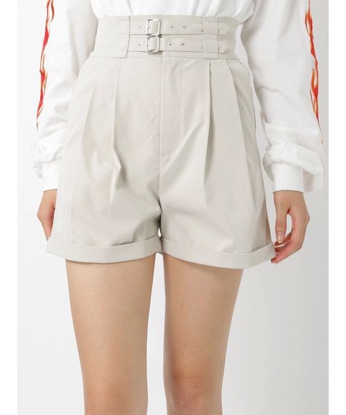 jouetie(ジュエティ)の「ダブルベルトショートパンツ(その他パンツ・レディース・イエロー/ブルー/グリーン/アイボリー・MEDIUM)」の11枚目の写真