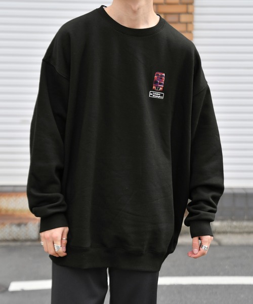 kutir(クティール)の「裏起毛レトロカー刺繍スウェット(スウェット・メンズ・ブラック/ベージュ/ネイビー・MEDIUM/LARGE)」の7枚目の写真