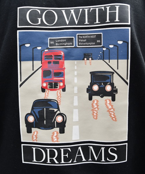 kutir(クティール)の「裏起毛レトロカー刺繍スウェット(スウェット・メンズ・ブラック/ベージュ/ネイビー・MEDIUM/LARGE)」の10枚目の写真