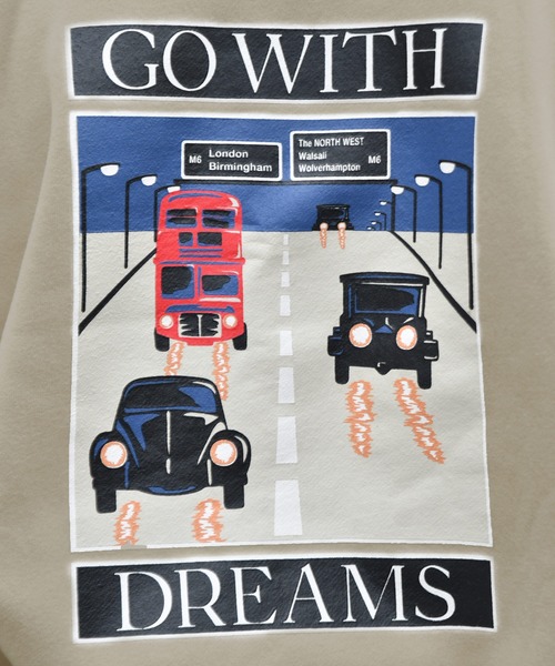 kutir(クティール)の「裏起毛レトロカー刺繍スウェット(スウェット・メンズ・ブラック/ベージュ/ネイビー・MEDIUM/LARGE)」の17枚目の写真