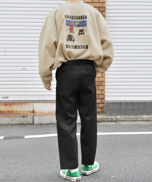 kutir(クティール)の「裏起毛レトロカー刺繍スウェット(スウェット・メンズ・ブラック/ベージュ/ネイビー・MEDIUM/LARGE)」の13枚目の写真