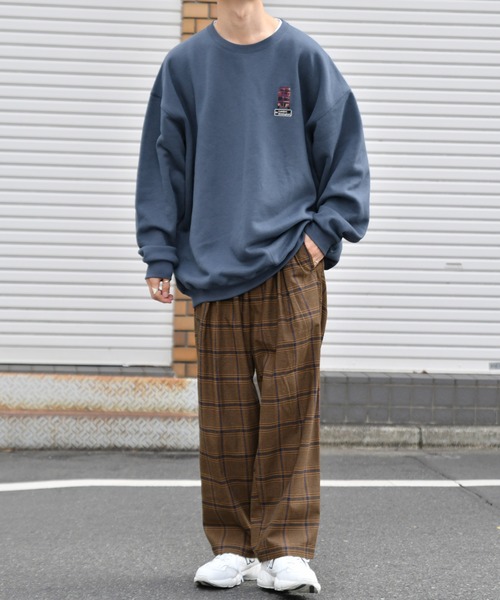 kutir(クティール)の「裏起毛レトロカー刺繍スウェット(スウェット・メンズ・ブラック/ベージュ/ネイビー・MEDIUM/LARGE)」の18枚目の写真