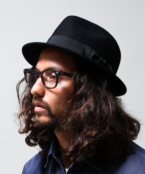 NANO universe（ナノユニバース）の「Mighty Shine(マイティ シャイン)/ 別注ミドルブリムハット（ハット・メンズ・ブラック/グレー/ブラウン・58）」の7枚目の写真