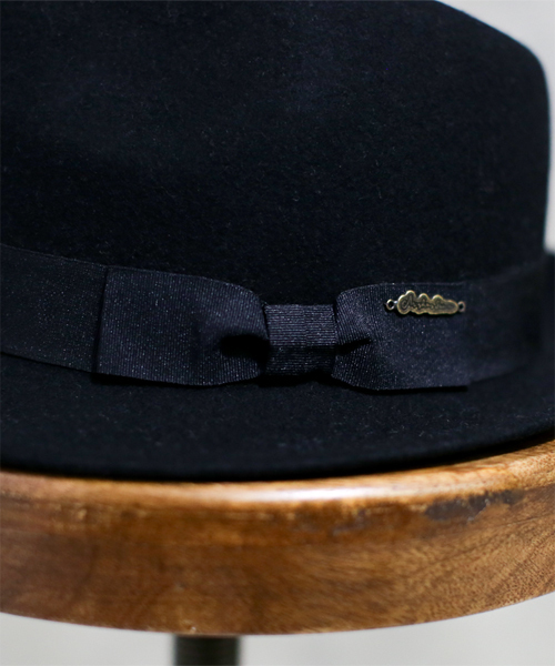 NANO universe（ナノユニバース）の「Mighty Shine(マイティ シャイン)/ 別注ミドルブリムハット（ハット・メンズ・ブラック/グレー/ブラウン・58）」の8枚目の写真