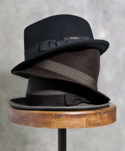 NANO universe（ナノユニバース）の「Mighty Shine(マイティ シャイン)/ 別注ミドルブリムハット（ハット・メンズ・ブラック/グレー/ブラウン・58）」の13枚目の写真