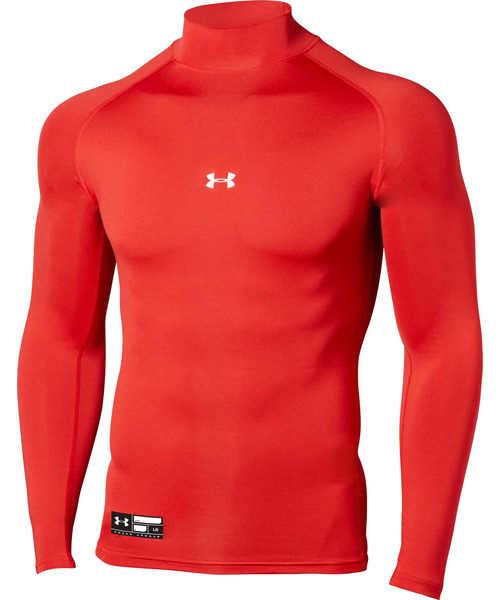 UNDER ARMOUR（アンダーアーマー）の「UAヒートギアアーマー コンプレッション ロングスリーブ モック シャツ（ベースボール/メンズ）（Tシャツ/カットソー・メンズ・ブラック/ブルー/ネイビー/ホワイト/レッド・XL/MD/SM/XXL/LG/3XL）」の12枚目の写真