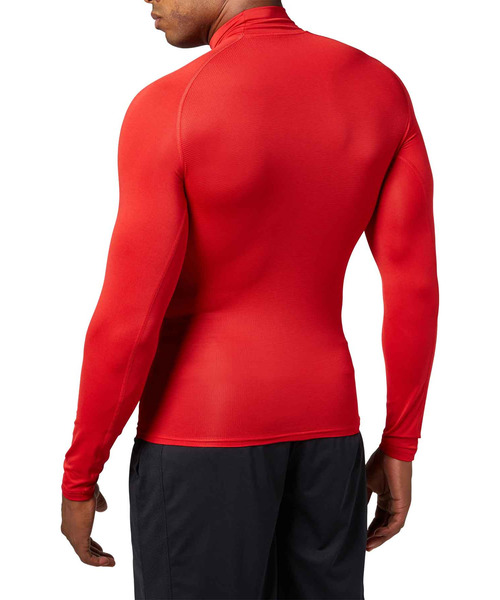 UNDER ARMOUR（アンダーアーマー）の「UAヒートギアアーマー コンプレッション ロングスリーブ モック シャツ（ベースボール/メンズ）（Tシャツ/カットソー・メンズ・ブラック/ブルー/ネイビー/ホワイト/レッド・XL/MD/SM/XXL/LG/3XL）」の14枚目の写真