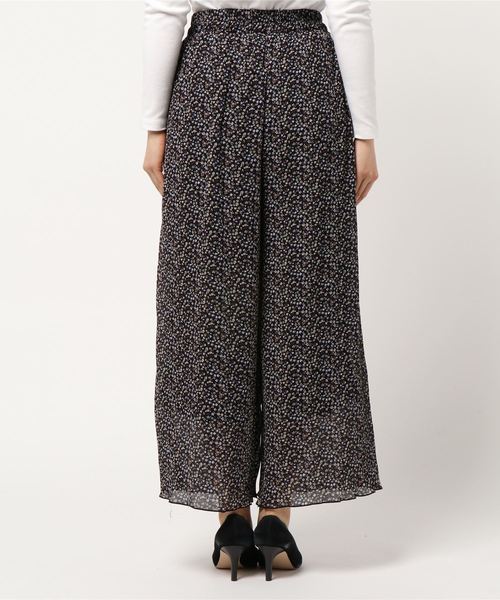 LOWRYS FARM（ローリーズファーム）の「シフォンプリーツガラパンツ　877373（その他パンツ・レディース・ブラック/アイボリー/ブラック系その他・FREE）」の7枚目の写真