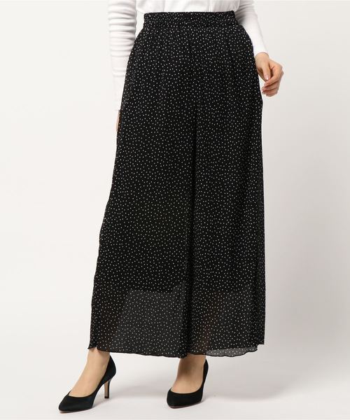 LOWRYS FARM（ローリーズファーム）の「シフォンプリーツガラパンツ　877373（その他パンツ・レディース・ブラック/アイボリー/ブラック系その他・FREE）」の22枚目の写真