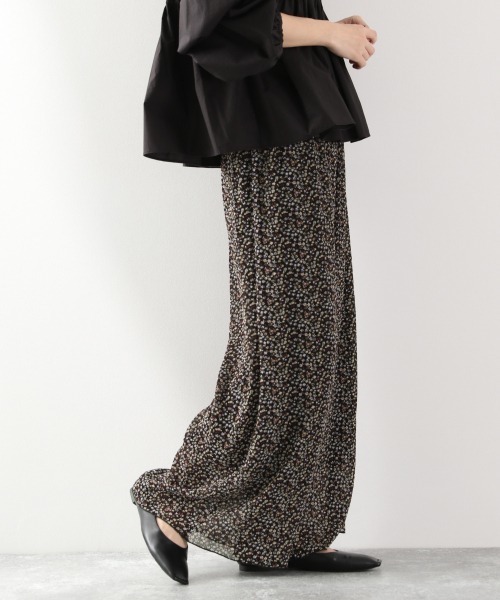 LOWRYS FARM（ローリーズファーム）の「シフォンプリーツガラパンツ　877373（その他パンツ・レディース・ブラック/アイボリー/ブラック系その他・FREE）」の11枚目の写真