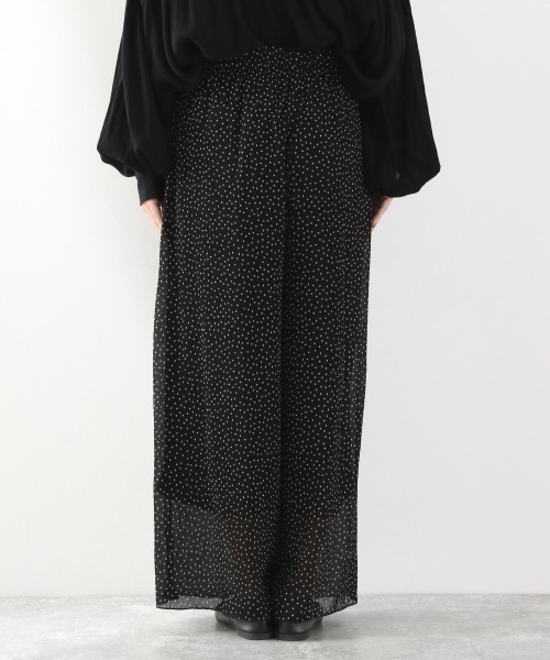 LOWRYS FARM（ローリーズファーム）の「シフォンプリーツガラパンツ　877373（その他パンツ・レディース・ブラック/アイボリー/ブラック系その他・FREE）」の13枚目の写真