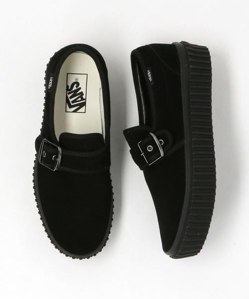 VANS（バンズ）の「★★[ヴァンズ]VANS STYL47CREEPER SC スリッポン（スリッポン・レディース・ブラック/オフホワイト・6(24)/5h(23.5)/5(23)/6h(24.5)）」の2枚目の写真