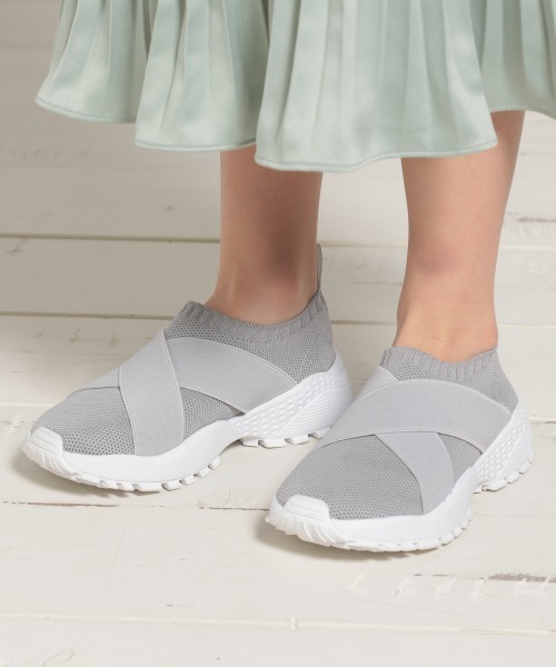 BAYFLOW（ベイフロー）の「[KIDS]ソックススニーカー（スニーカー・キッズ・ブラック/グレー・18.0cm/19.0cm/20.0cm/21.0cm）」の3枚目の写真