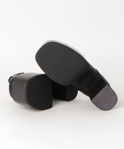 WEGO(ウィゴー)の「WEGO/スクエアトゥレースアップボリュームヒールシューズ(その他シューズ・レディース・ブラック/ブラック系その他・MEDIUM/LARGE)」の10枚目の写真