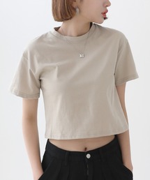 デイリームード ベーシック 半袖クロップTシャツ/ショート丈カットソー