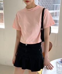 デイリームード ベーシック  半袖クロップTシャツ/ショート丈カットソー