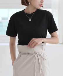 デイリームード ベーシック 半袖クロップTシャツ/ショート丈カットソー