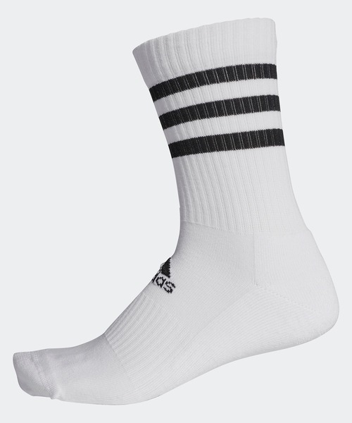 セール 3ストライプス クッション クルーソックス 3 Stripes Cushioned Crew Socks アディダス ソックス 靴下 Adidas アディダス のファッション通販 Zozotown