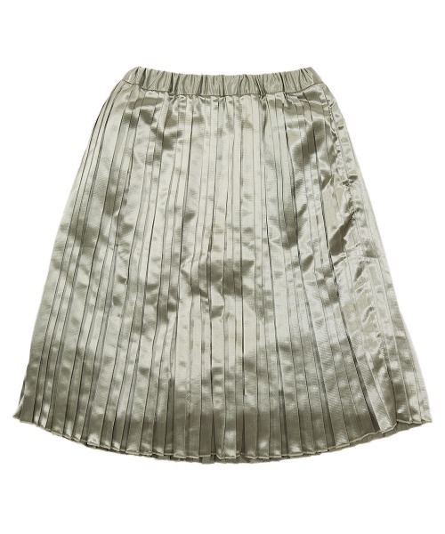 devirock（デビロック）の「サテンプリーツスカート（スカート・キッズ・シルバー/グリーン系その他/ピンク・100cm/110cm/120cm/130cm/140cm/150cm/160cm）」の10枚目の写真