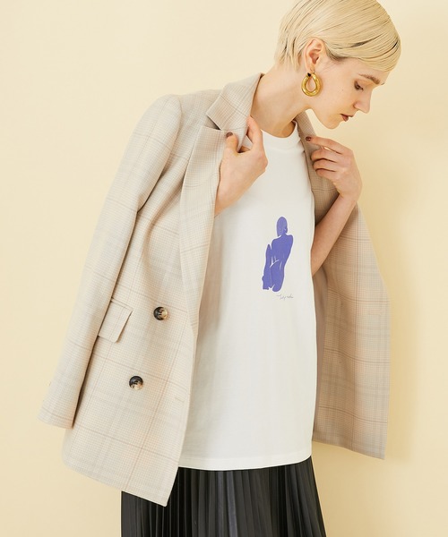 STUDIOUS(ステュディオス)の「【STUDIOUS】ニュアンスチェックボックスジャケット(テーラードジャケット・レディース・マルチ・1/2)」の9枚目の写真