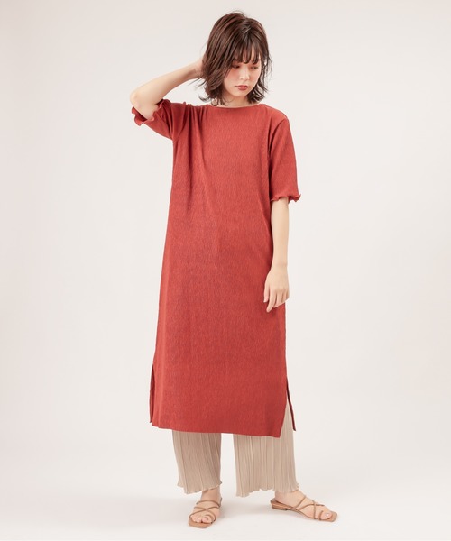 natural couture（ナチュラルクチュール）の「らくちんおしゃれプリーツパンツ（その他パンツ・レディース・ブラウン/カーキ/モカ/ライトベージュ・FREE）」の14枚目の写真