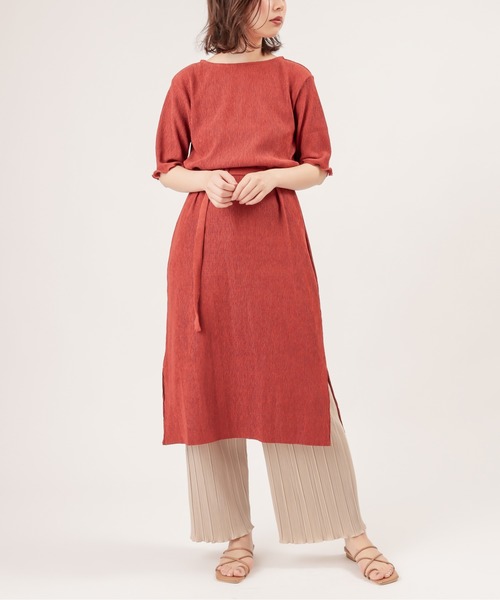 natural couture（ナチュラルクチュール）の「らくちんおしゃれプリーツパンツ（その他パンツ・レディース・ブラウン/カーキ/モカ/ライトベージュ・FREE）」の16枚目の写真