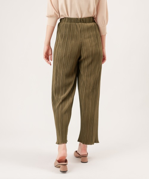 natural couture（ナチュラルクチュール）の「らくちんおしゃれプリーツパンツ（その他パンツ・レディース・ブラウン/カーキ/モカ/ライトベージュ・FREE）」の22枚目の写真